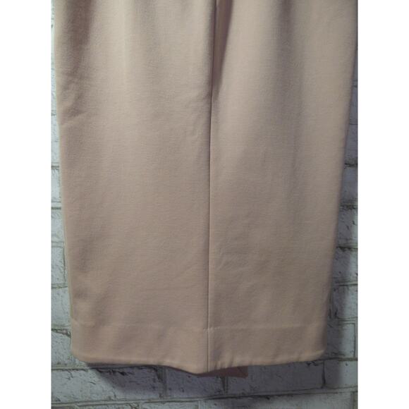 $220 N Nicholas Petal Pink Ponti Wrap Front Skirt 4 US 8UK NWT - Picture 9 of 11